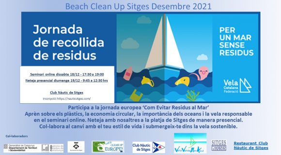 Jornada de limpieza de playa el 29 y 30 de enero 2022