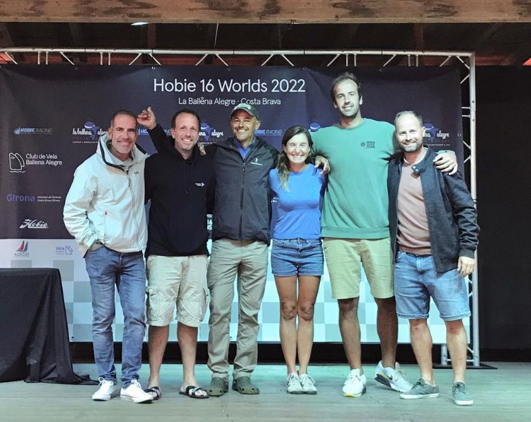 Tres equips del Club Nàutic de Sitges participen al Mundial de Hobie Cat 16